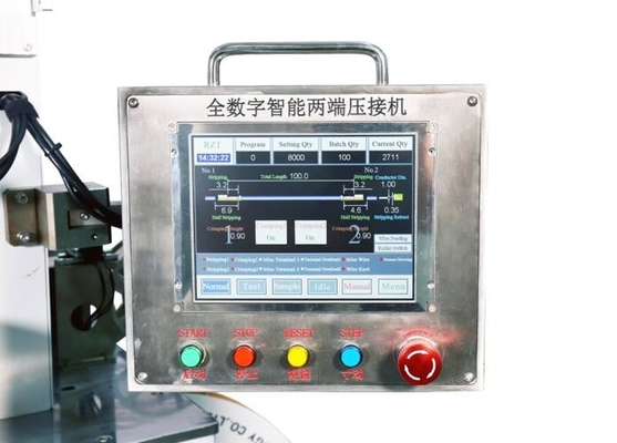 Multifunktionskabel-Kräuselungsmaschine MITSUBISHI-Servomotor eine Jahr-Garantie